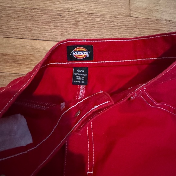 Red Dickies Pants - Picture 2 of 3